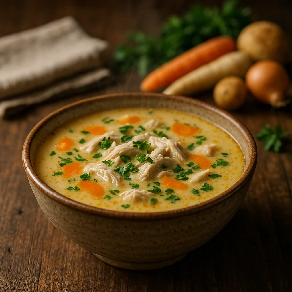 Ciorbă rădăuțeană sănătoasă, cremoasă, aromată și echilibrată