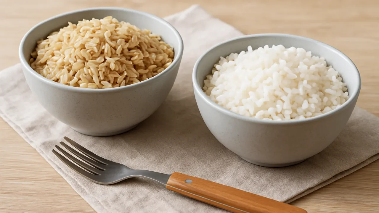 Orez brun vs orez alb: diferente nutritionale si care e mai bun