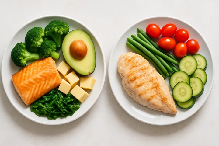 Dieta keto vs low carb: 6 diferențe și un ghid practic